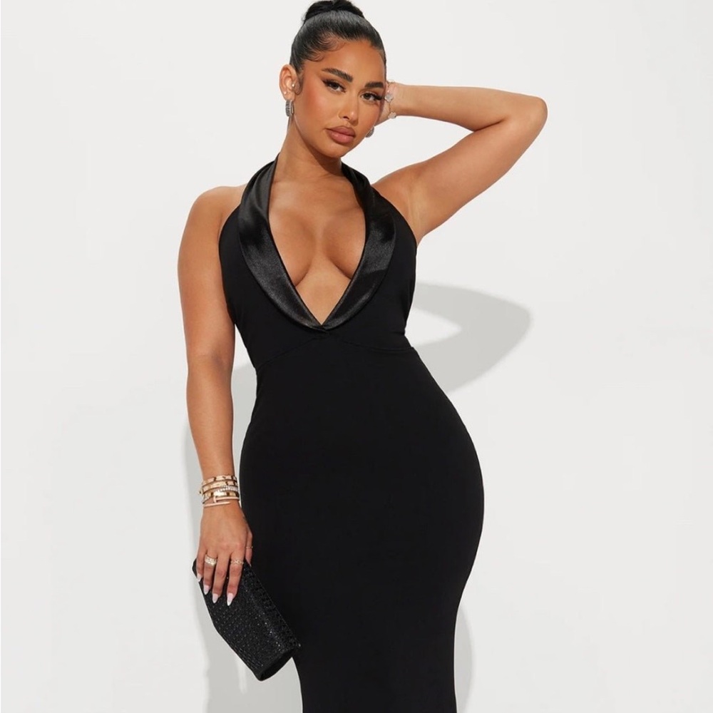 Fashion nova bow maxi dress
